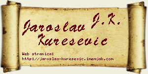 Jaroslav Kurešević vizit kartica